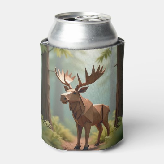 Origami Moose  缶クーラー (缶正面)