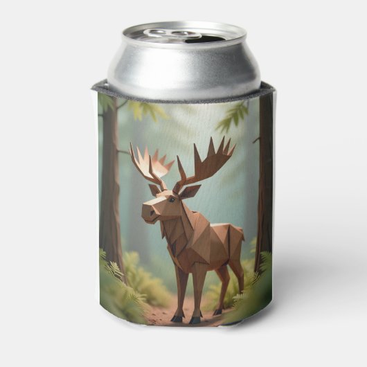 Origami Moose  缶クーラー (缶裏面)