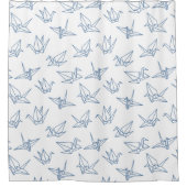 Origami paper crane シャワーカーテン (正面)