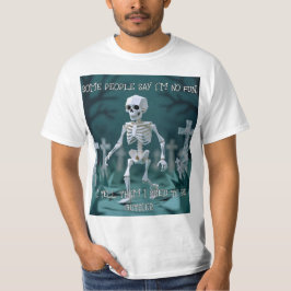 Origami Punny Skeleton Halloween  Tシャツ