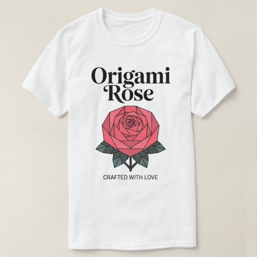 Origami Rose Tee Tシャツ (デザイン正面)