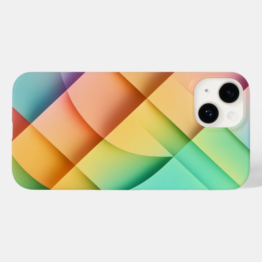 Origami Style Trendy Lifestyle iPhone Case Case-Mate iPhoneケース (裏面 (横))