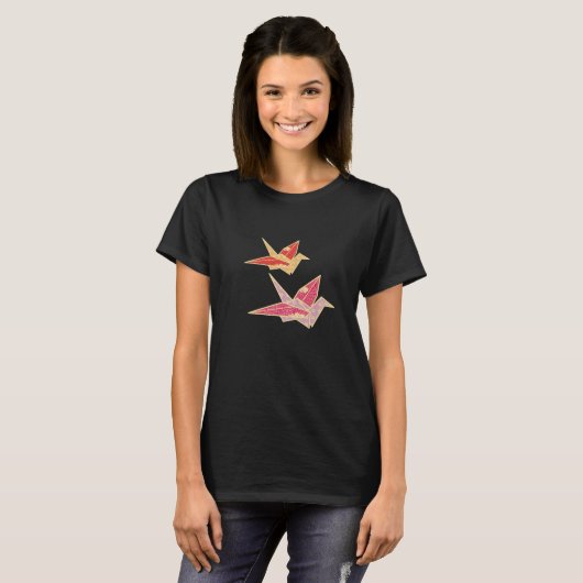 Origami Tsuru Tシャツ (正面フル)