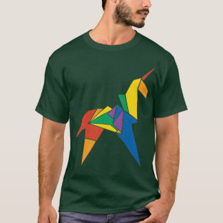 Origami Unicorn Replicant LGBT Tシャツ