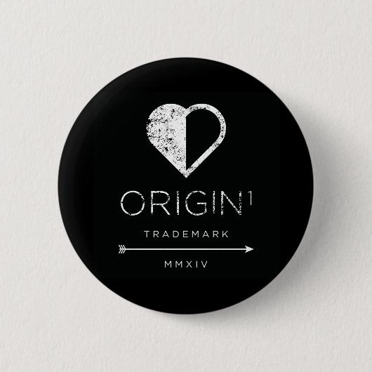 Origin1ボタン 缶バッジ (正面)