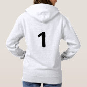 Original 1 Ash Women's Pullover Hoodie  パーカ (裏面)