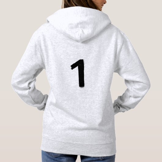 Original 1 Ash Women's Pullover Hoodie  パーカ (裏面)