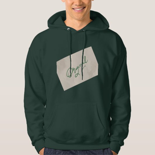 Original 1 Deep Forest Men’s Pullover Hoodie パーカ (正面)