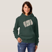 Original 1 Deep Forest Women's Pullover Hoodie  パーカ (正面フル)