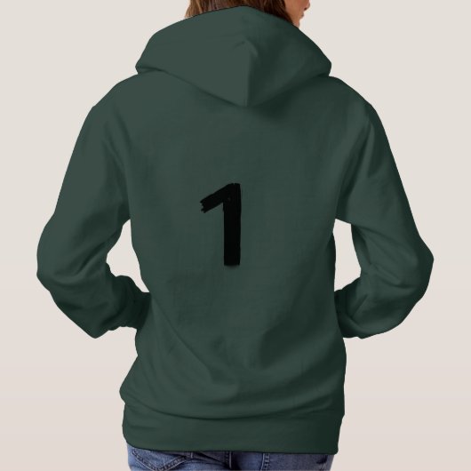 Original 1 Deep Forest Women's Pullover Hoodie  パーカ (裏面)