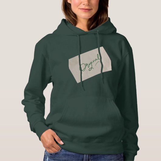 Original 1 Deep Forest Women's Pullover Hoodie  パーカ (正面)