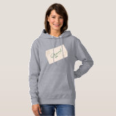 Original 1 Grey Women's Pullover Hoodie  パーカ (正面フル)