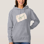 Original 1 Grey Women's Pullover Hoodie  パーカ (正面)