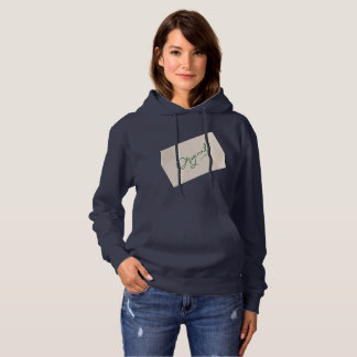 Original 1 Navy Blue Women's Pullover Hoodie  パーカ