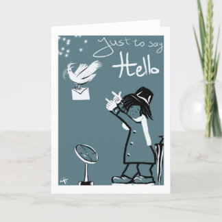 Original and unique Just to say Hello シーズンカード
