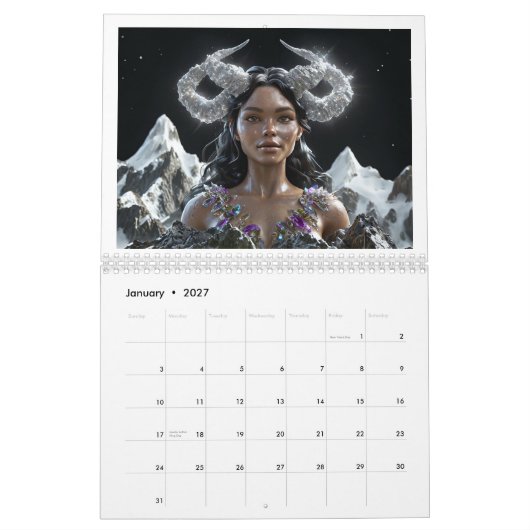 ORIGINAL ART CALENDAR 2026 カレンダー (1月 2027)