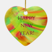 Original Art Design Christmas Ceramic Ornament セラミックオーナメント (裏面)