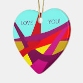 Original Art Design Christmas Ceramic Ornament セラミックオーナメント (左)