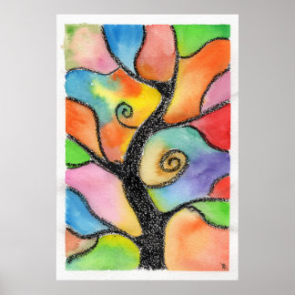 Original Art - Tree of Life by Maria Tzamtzi ポスター