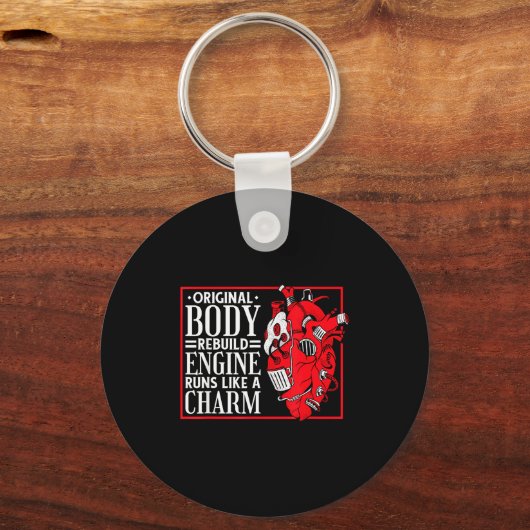 Original Body Rebuild Engine, Open Heart Surgery A キーホルダー (正面)