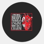 Original Body Rebuild Engine, Open Heart Surgery A ラウンドシール (正面)