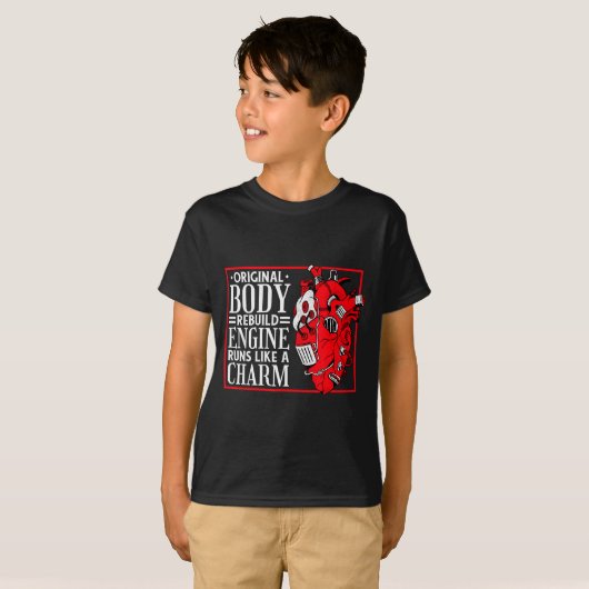 Original Body Rebuild Engine, Open Heart Surgery A Tシャツ (正面フル)