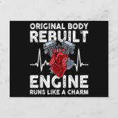 Original body rebuilt engine runs like a charm エンクロージャーカード (裏面)