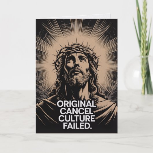 Original Cancel Culture Failed At The Tomb イースター カード (正面)