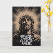 Original Cancel Culture Failed At The Tomb イースター カード (黄色い花)
