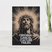 Original Cancel Culture Failed At The Tomb Easter カード (正面)