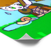 original character, cute styoa the rabbit. ポスター (角)