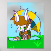 original character, cute styoa the rabbit. ポスター (正面)
