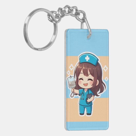 Original Chibi Nurse 2.0 - Healing Energy キーホルダー (正面左)