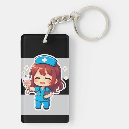 Original Chibi Nurse 2.0 - Healing Energy キーホルダー (裏面)