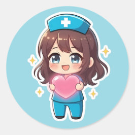 Original Chibi Nurse 2.0 - Heartfelt Care ラウンドシール