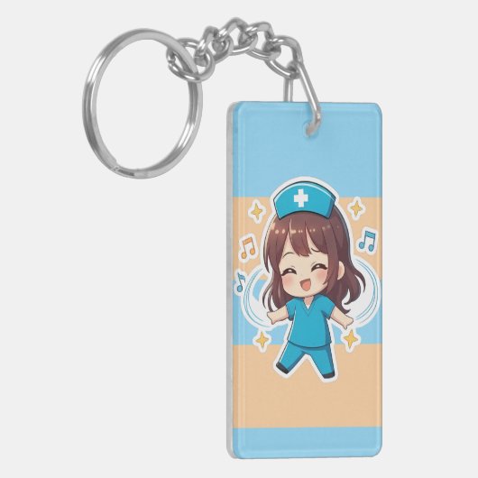 Original Chibi Nurse 2.0 - Pulse of Joy キーホルダー (正面左)