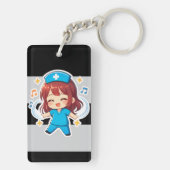 Original Chibi Nurse 2.0 - Pulse of Joy キーホルダー (裏面)