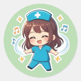 Original Chibi Nurse 2.0 - Pulse of Joy ラウンドシール