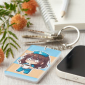 Original Chibi Nurse 2.0 - Total Burnout キーホルダー (正面右)