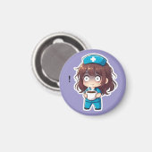 Original Chibi Nurse 2.0 - Total Burnout マグネット (正面/裏面)