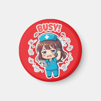 Original Chibi Nurse 3.0 - Busy マグネット