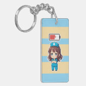 Original Chibi Nurse 3.0 - Powerless キーホルダー (正面左)