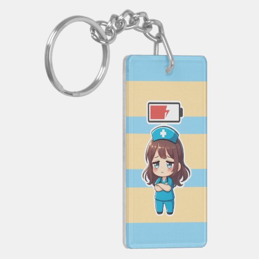 Original Chibi Nurse 3.0 - Powerless キーホルダー (正面左)