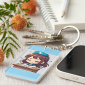Original Chibi Nurse - A little Exhaustion キーホルダー (正面右)