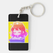 Original Chibi Nurse - A little Exhaustion キーホルダー (裏面)