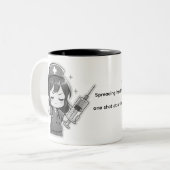 Original Chibi Nurse - Medical Power ツートーンマグカップ (正面左)