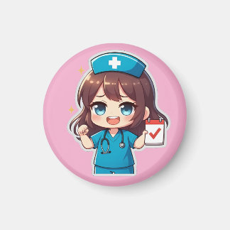 Original Chibi Nurse - Nursing Life マグネット