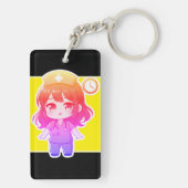 Original Chibi Nurse - Racing Against Time キーホルダー (裏面)