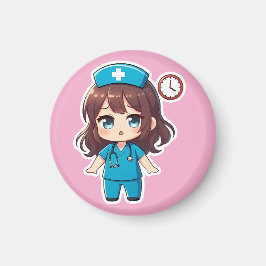 Original Chibi Nurse - Racing Against Time マグネット