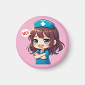 Original Chibi Nurse - Sassy Nursing Life マグネット (正面)
